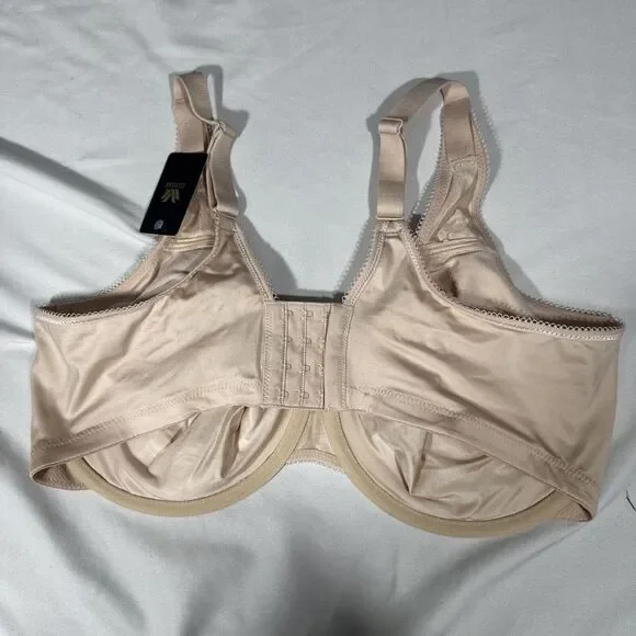 NEW $58 Wacoal [‎ 44DD ] Basic Beauty Seamless Underwire Bra Naturally Nude 6345